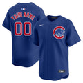 Custom Chicago Cubs Nike Royal Alternate Limited Jersey product image 1, provided for visual reference and product detail