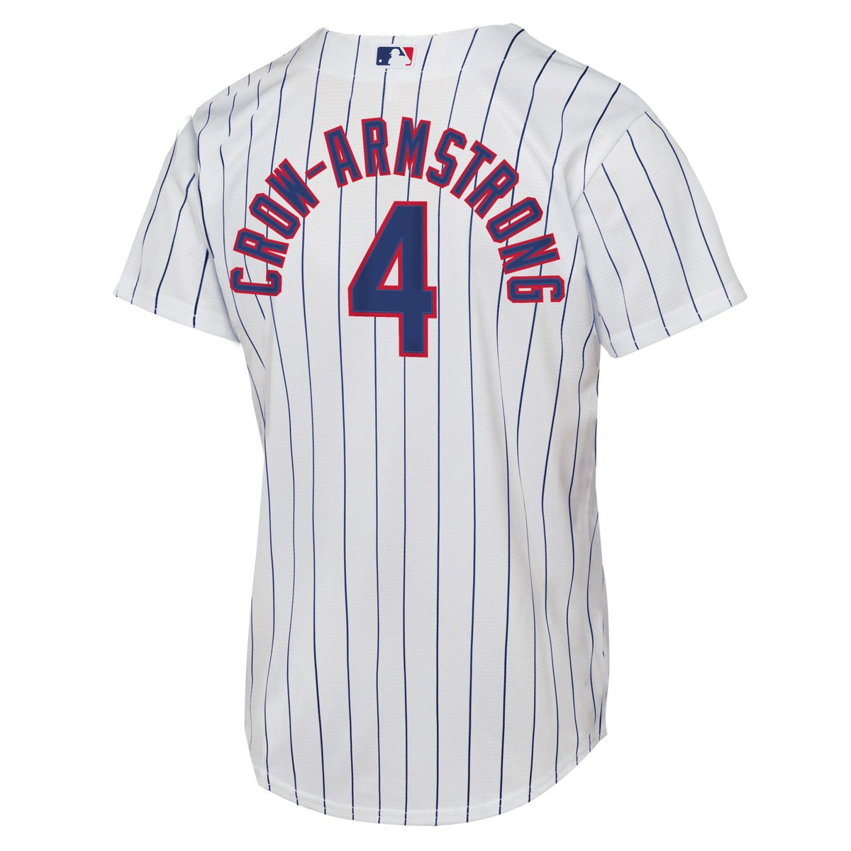 Pete Crow-Armstrong Chicago Cubs Nike Toddler Home Pinstripe Game Jersey product image 2, provided for visual reference and