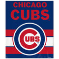 Chicago Cubs Ultra Soft Fleece Blanket 50" x 60" product image 1, provided for visual reference and product detail review