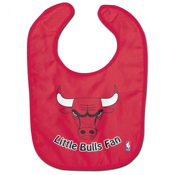 Chicago Bulls All Pro Baby Bib product image 1, provided for visual reference and product detail review