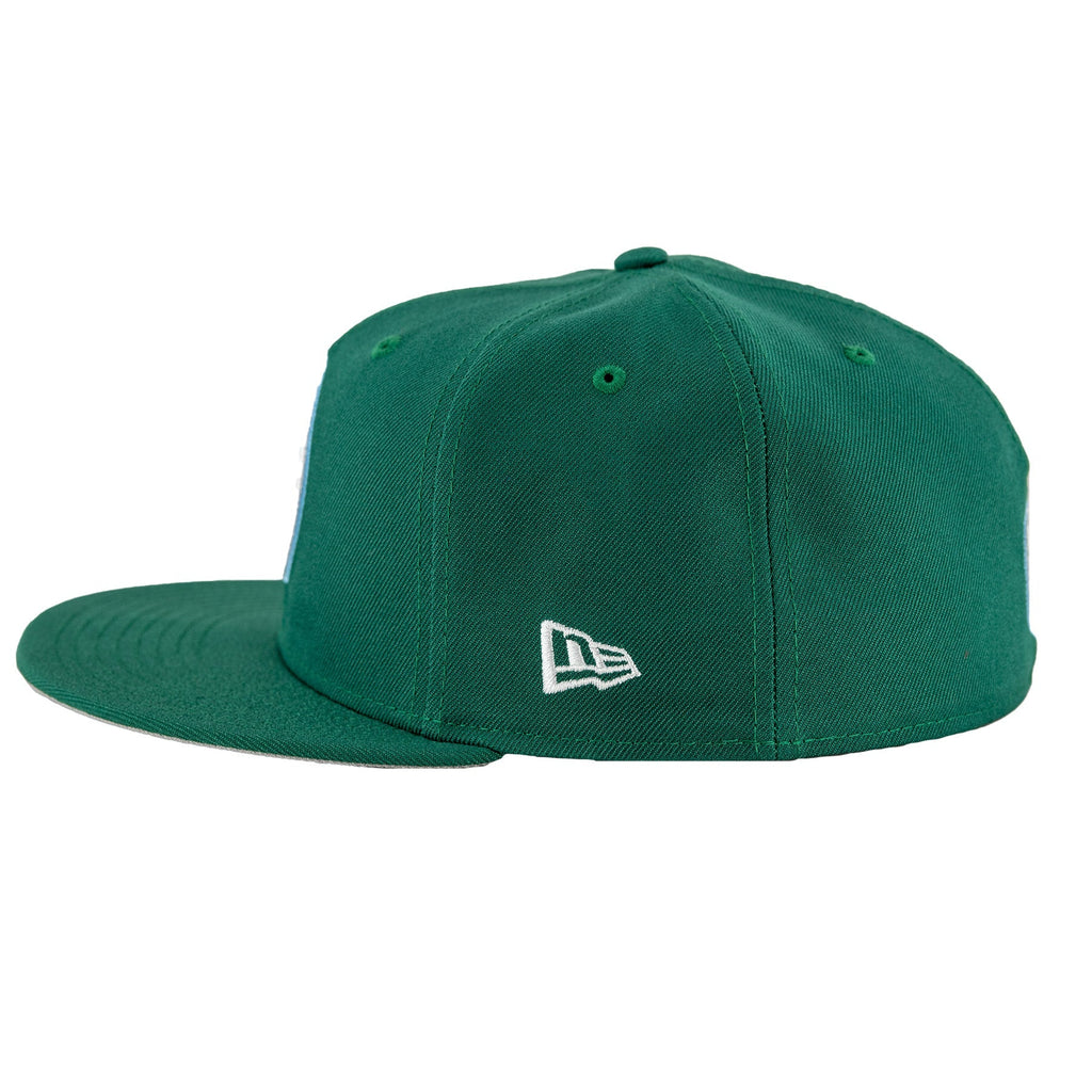 Chicago Hounds Green New Era 59FIFTY Fitted Hat product image 5, provided for visual reference and product detail review