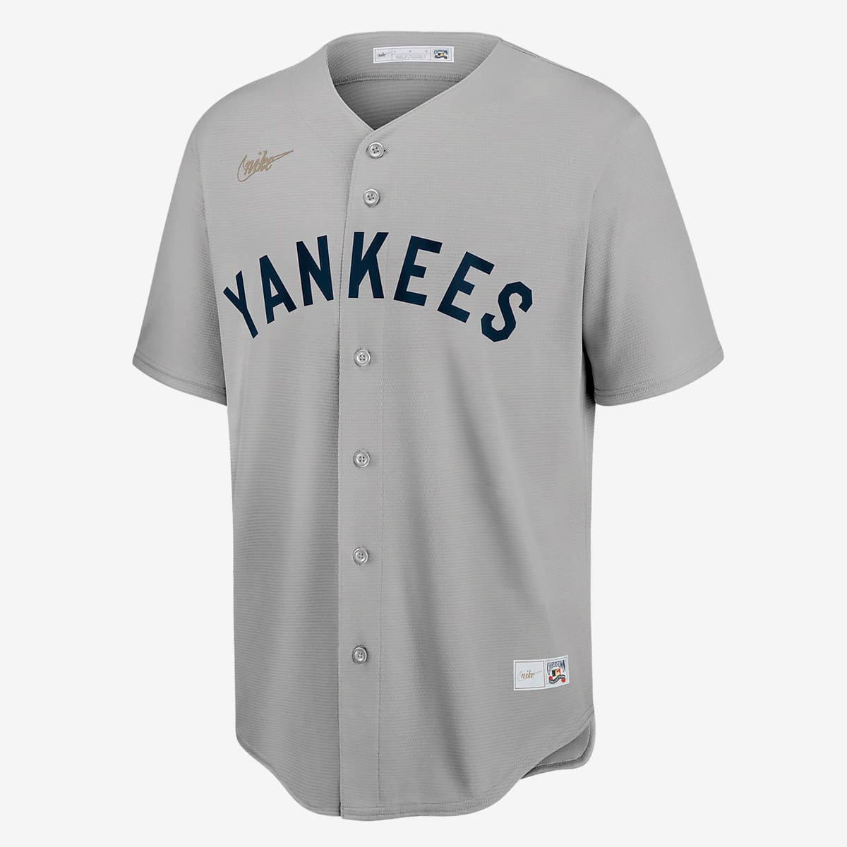 Babe Ruth New York Yankees MLB Nike Men Grey Cooperstown Replica Jersey product image 3, provided for visual reference and