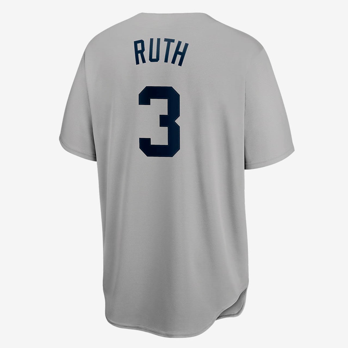 Babe Ruth New York Yankees MLB Nike Men Grey Cooperstown Replica Jersey product image 2, provided for visual reference and