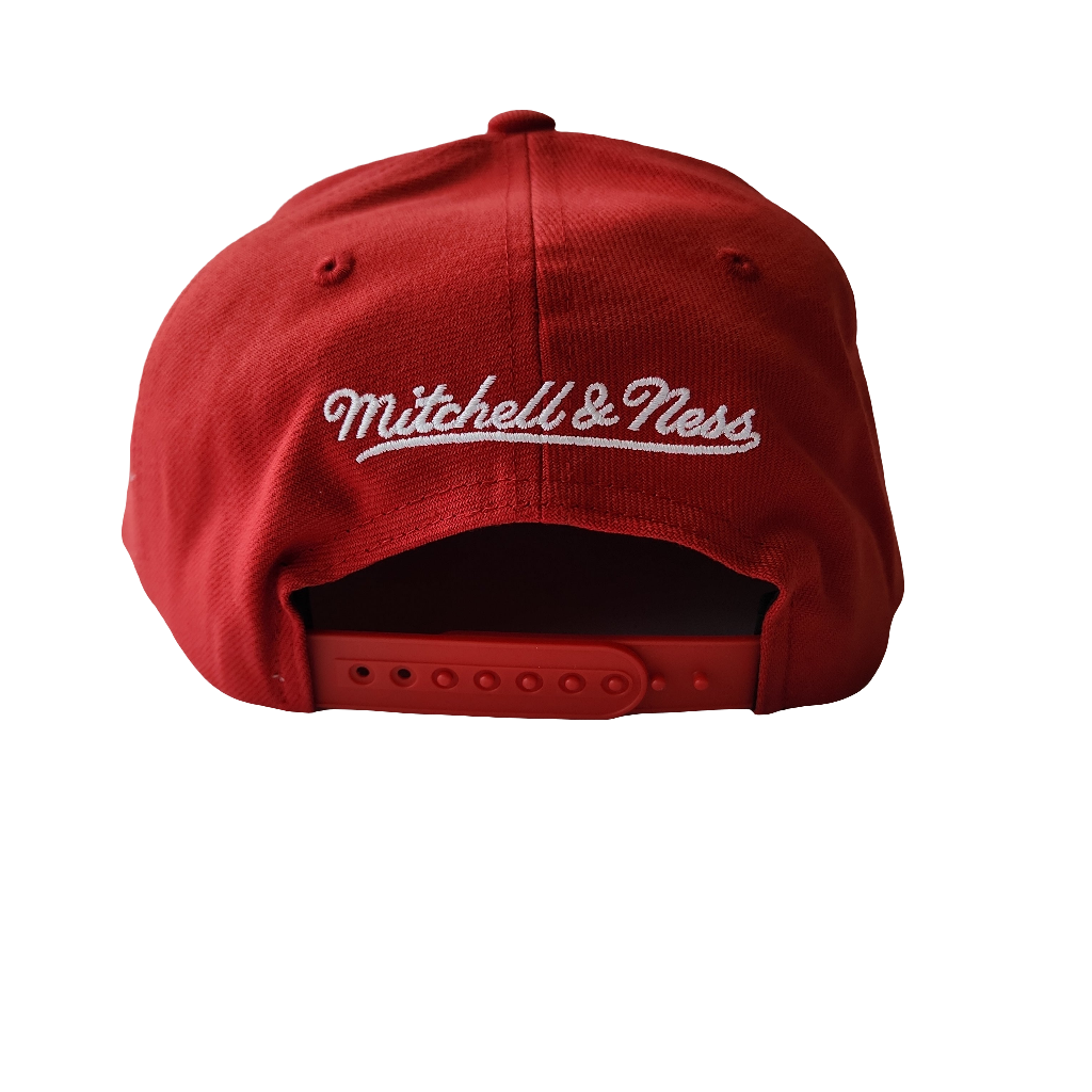 Montreal Canadiens NHL Mitchell & Ness Men Red Champ Stack Snapback product image 2, provided for visual reference and