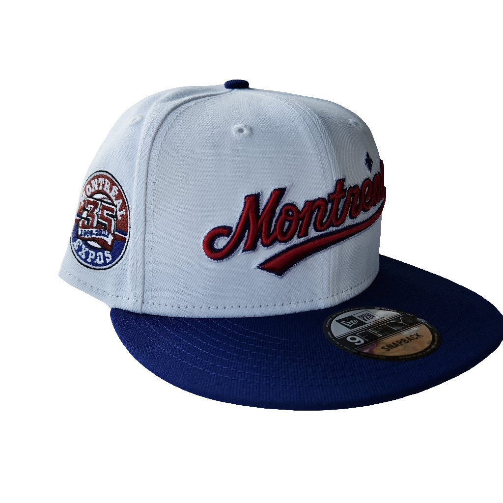 Montreal Expos MLB New Era Men White 9Fifty 35th Anniversary Cooperstown Snapback product image 4, provided for visual