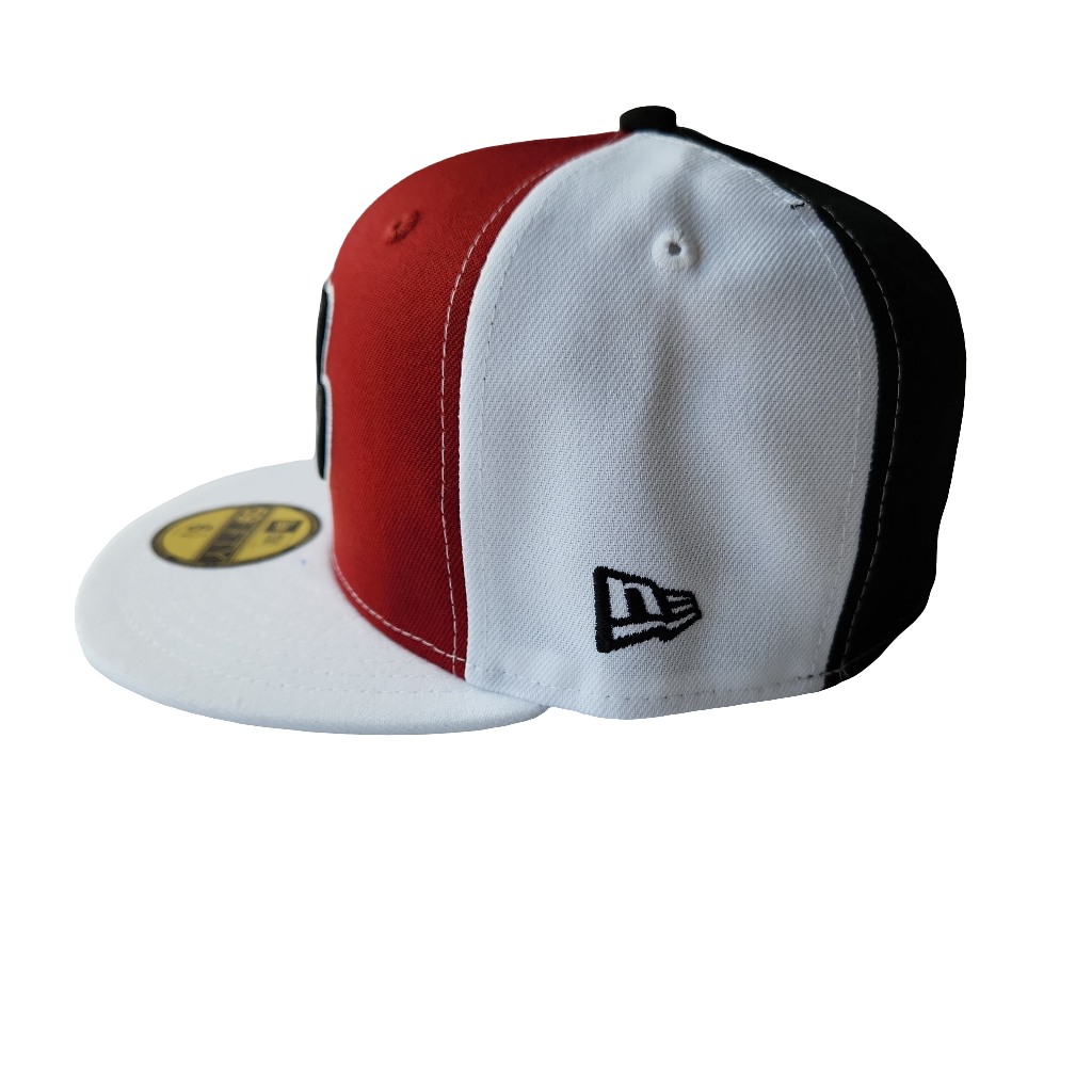 Montreal Expos MLB New Era Men Red/White 59Fifty Cooperstown Fitted Hat product image 2, provided for visual reference and