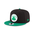 Boston Celtics NBA New Era Men Black/Green 9Fifty Two Tone Snapback product image 1, provided for visual reference and