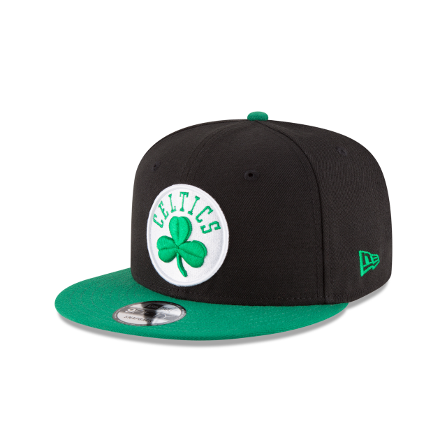 Boston Celtics NBA New Era Men Black/Green 9Fifty Two Tone Snapback product image 1, provided for visual reference and