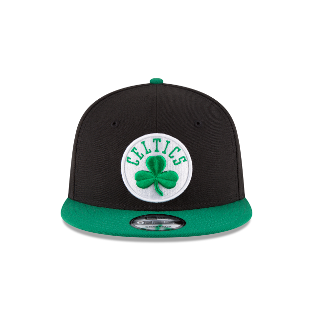 Boston Celtics NBA New Era Men Black/Green 9Fifty Two Tone Snapback product image 4, provided for visual reference and
