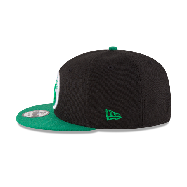 Boston Celtics NBA New Era Men Black/Green 9Fifty Two Tone Snapback product image 5, provided for visual reference and