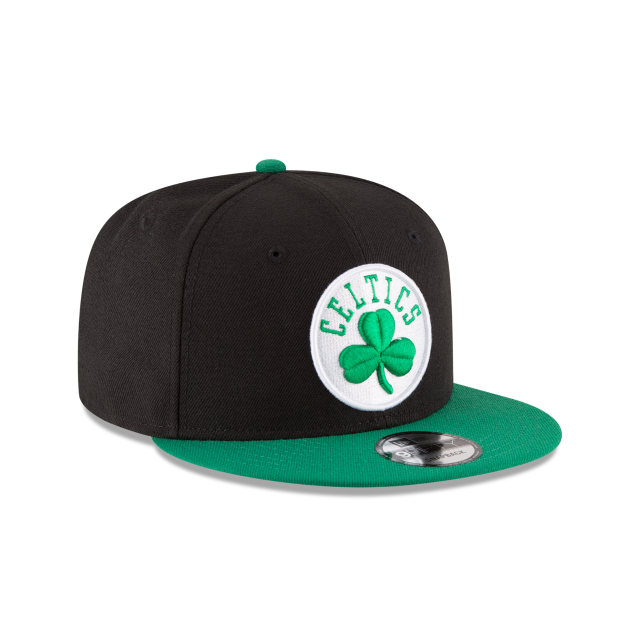 Boston Celtics NBA New Era Men Black/Green 9Fifty Two Tone Snapback product image 3, provided for visual reference and