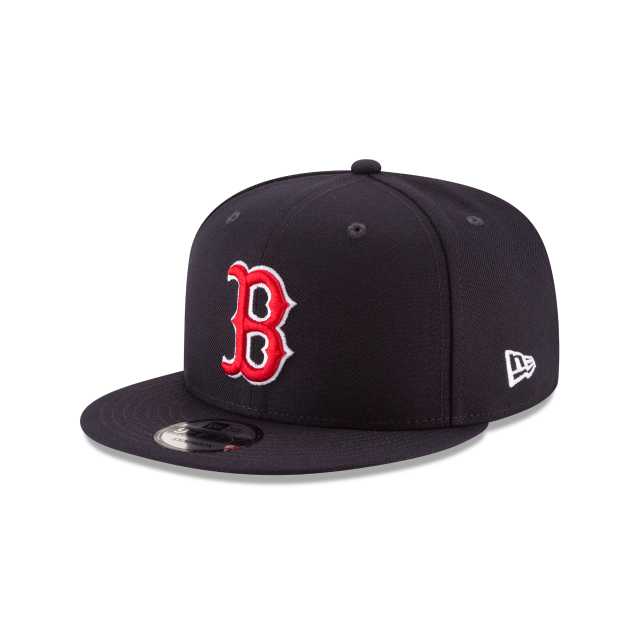 Boston Red Sox MLB New Era Men Navy 9Fifty Team Color Basic Snapback product image 1, provided for visual reference and
