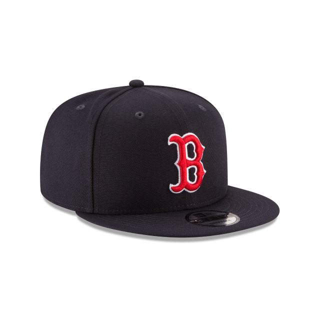 Boston Red Sox MLB New Era Men Navy 9Fifty Team Color Basic Snapback product image 4, provided for visual reference and