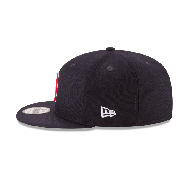Boston Red Sox MLB New Era Men Navy 9Fifty Team Color Basic Snapback product image 5, provided for visual reference and