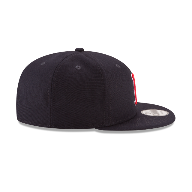 Boston Red Sox MLB New Era Men Navy 9Fifty Team Color Basic Snapback product image 6, provided for visual reference and