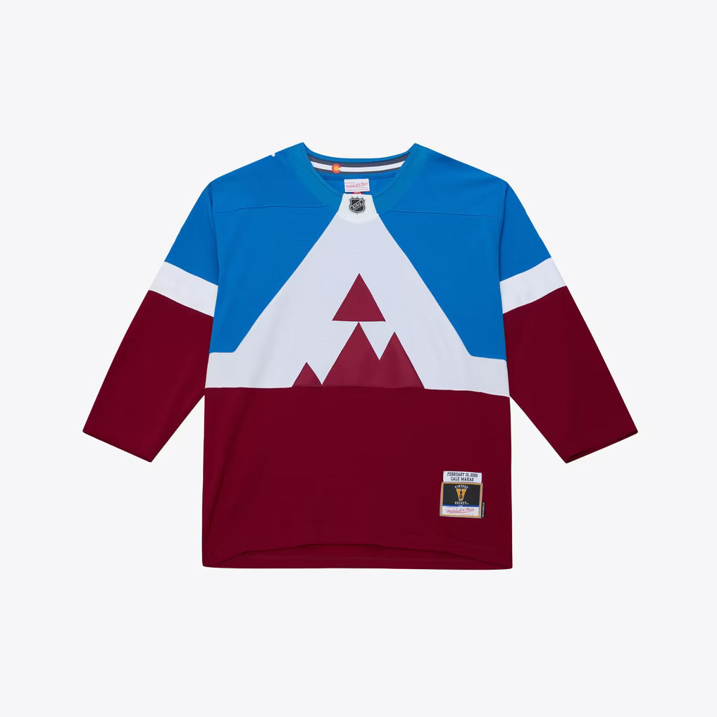 Cale Makar Colorado Avalanche NHL Mitchell & Ness Men Blue/Burgundy 2020 Stadium Series Power Play Jersey product image 1,