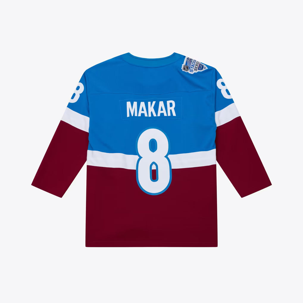 Cale Makar Colorado Avalanche NHL Mitchell & Ness Men Blue/Burgundy 2020 Stadium Series Power Play Jersey product image 2,