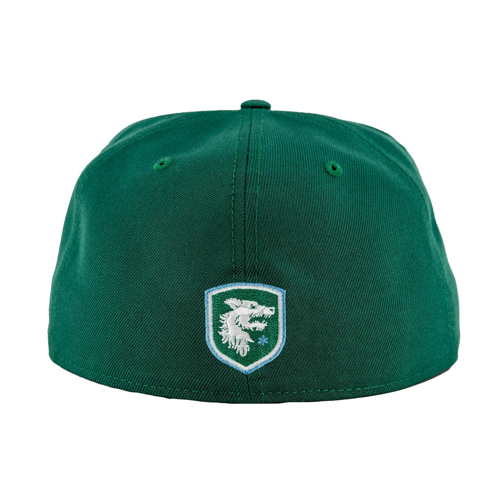 Chicago Hounds Green New Era 59FIFTY Fitted Hat product image 7, provided for visual reference and product detail review