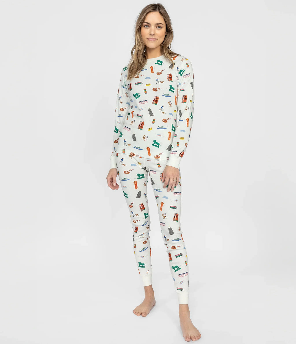 Chicago Adult Goodnight Pajamas product image 1, provided for visual reference and product detail review