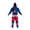 Columbus Blue Jackets NHL Hockey Sockey Men Royal Blue Team Uniform Onesie product image 1, provided for visual reference