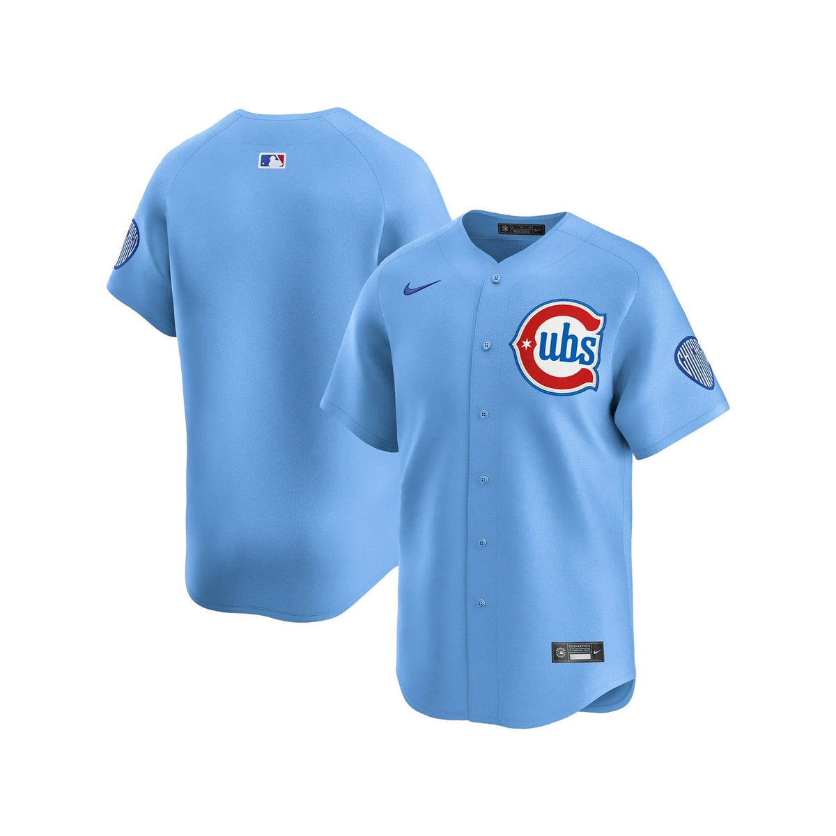 Chicago Cubs Nike Blue 2nd Alternate Replica Youth Jersey product image 1, provided for visual reference and product detail