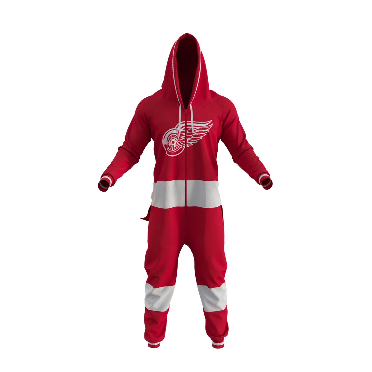 Detroit Red Wings NHL Hockey Sockey Men Red Team Uniform Onesie product image 1, provided for visual reference and product