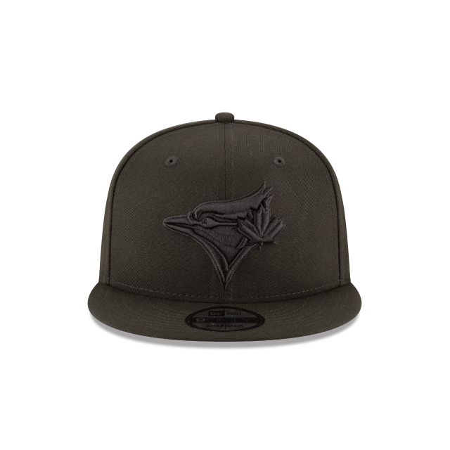 Toronto Blue Jays MLB New Era Men Black on Black 9Fifty Snapback product image 4, provided for visual reference and product