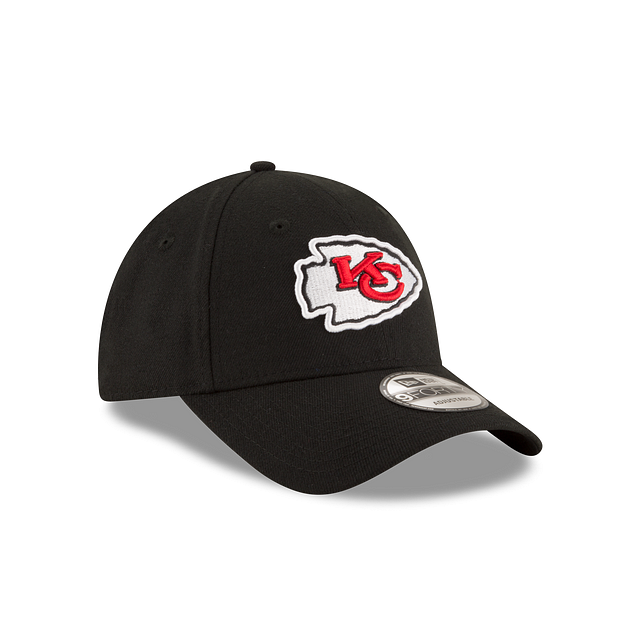 Kansas City Chiefs NFL New Era Men Black 9Forty The League Adjustable Hat product image 3, provided for visual reference and