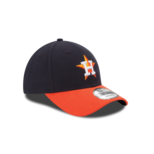 Houston Astros MLB New Era Men Navy Orange 9Forty The League Adjustable Hat product image 4, provided for visual reference