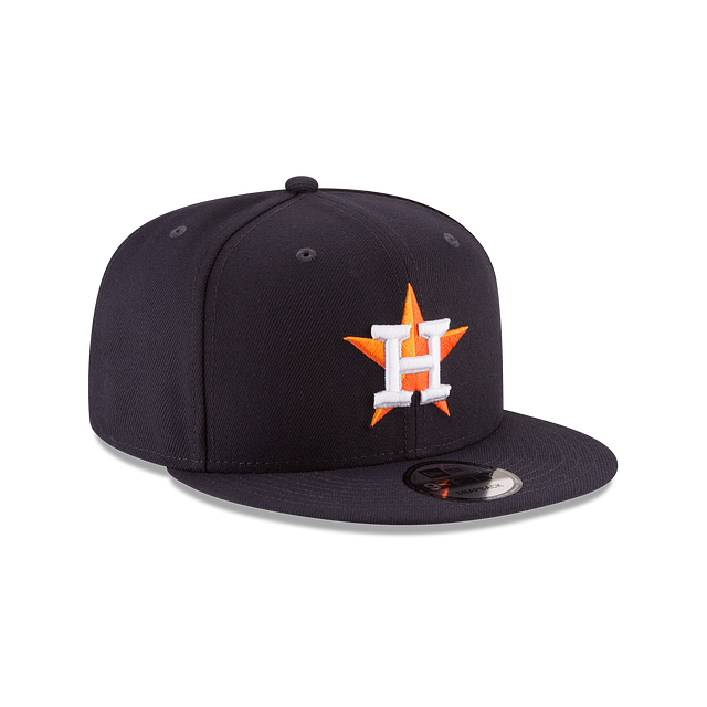 Houston Astros MLB New Era Men 9Fifty Dark Blue Basic Snapback product image 6, provided for visual reference and product