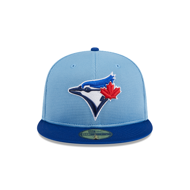 Toronto Blue Jays MLB New Era Men Light Blue 59Fifty Authentic Collection On Field 2024 BP Fitted Hat product image 3,