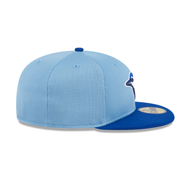 Toronto Blue Jays MLB New Era Men Light Blue 59Fifty Authentic Collection On Field 2024 BP Fitted Hat product image 6,