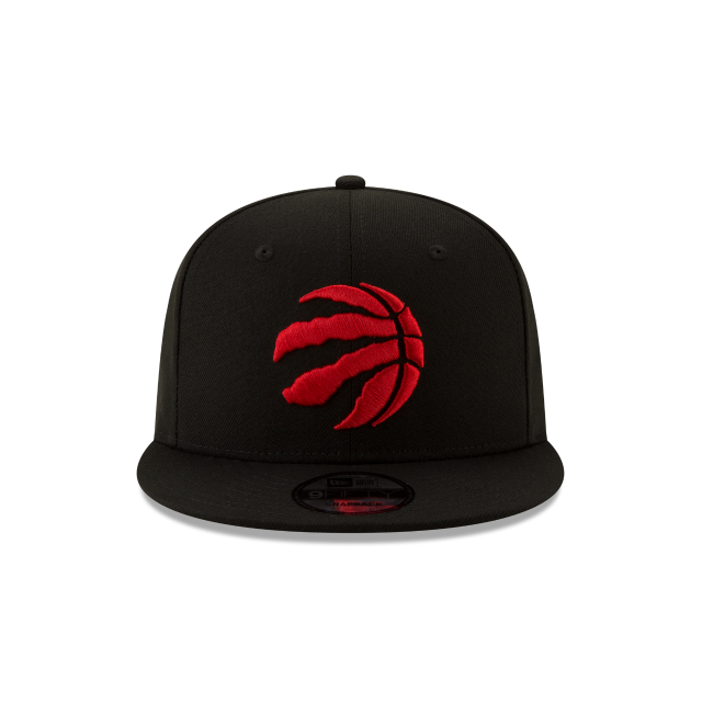 Toronto Raptors NBA New Era Men Black 9Fifty Red Logo Snapback product image 5, provided for visual reference and product