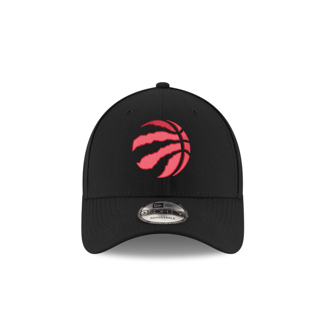 Toronto Raptors NBA New Era Men Black 9Forty The League Adjustable Hat product image 3, provided for visual reference and