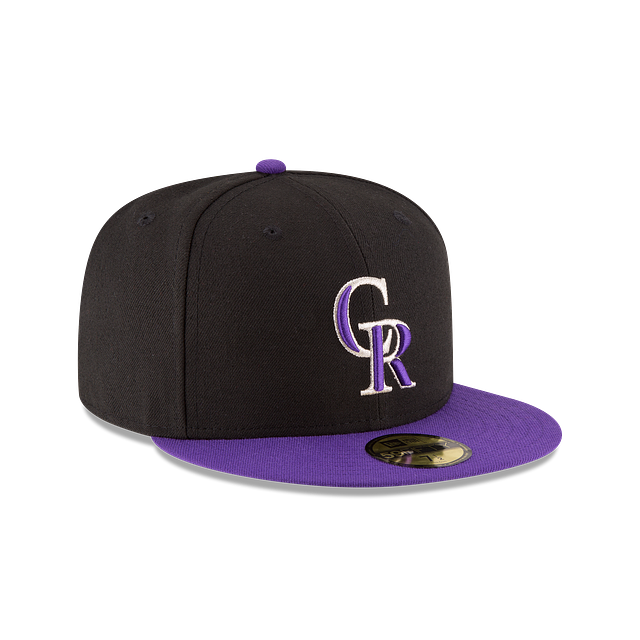 Colorado Rockies MLB New Era Men Black Purple 59Fifty Authentic Collection On Field Alternate Fitted Hat product image 4,