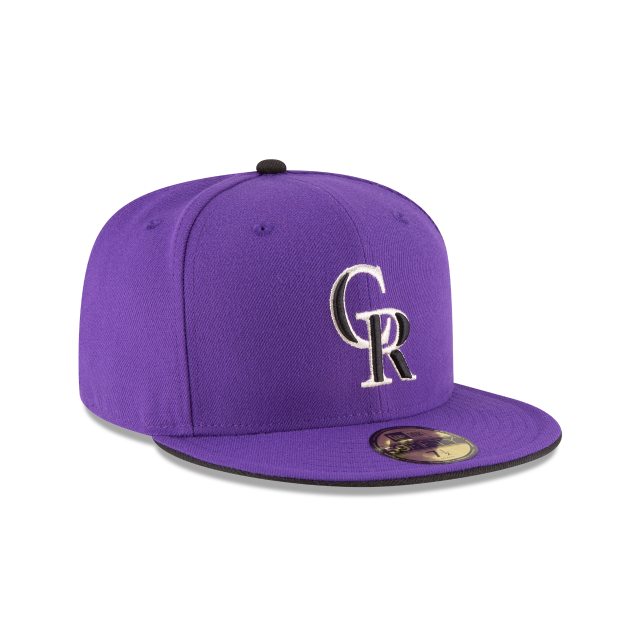 Colorado Rockies MLB New Era Men Purple 59Fifty Authentic Collection On Field Alternate Fitted Hat product image 4, provided