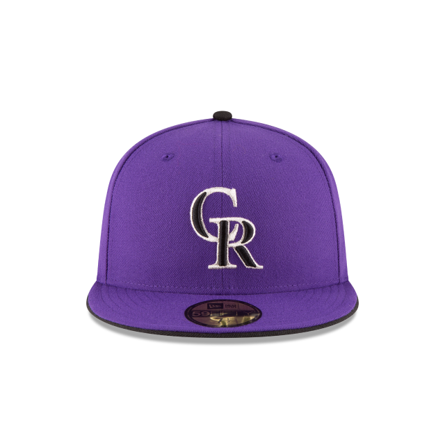 Colorado Rockies MLB New Era Men Purple 59Fifty Authentic Collection On Field Alternate Fitted Hat product image 3, provided