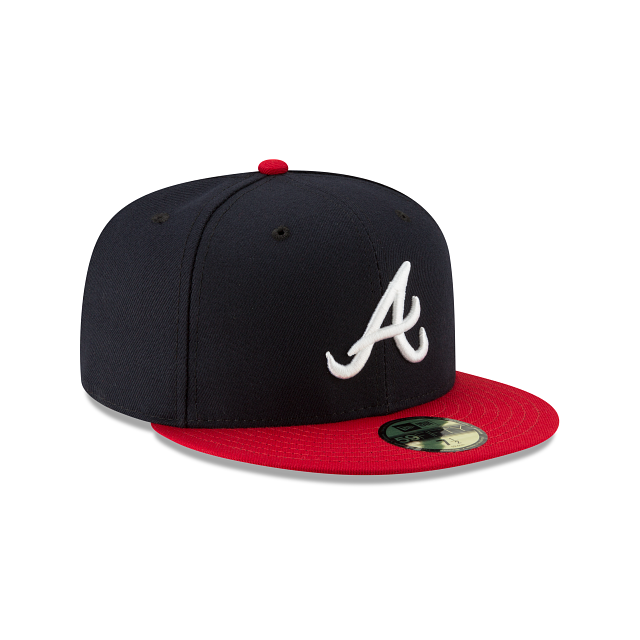 Atlanta Braves MLB New Era Men Navy 59Fifty Authentic Collection On Field Home Fitted Hat product image 4, provided for