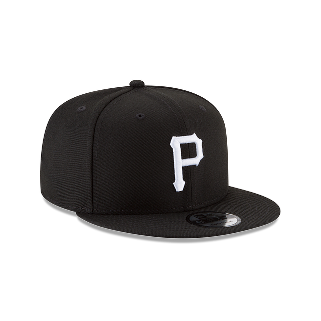 Pittsburgh Pirates MLB New Era Men 9Fifty Black White Snapback product image 4, provided for visual reference and product