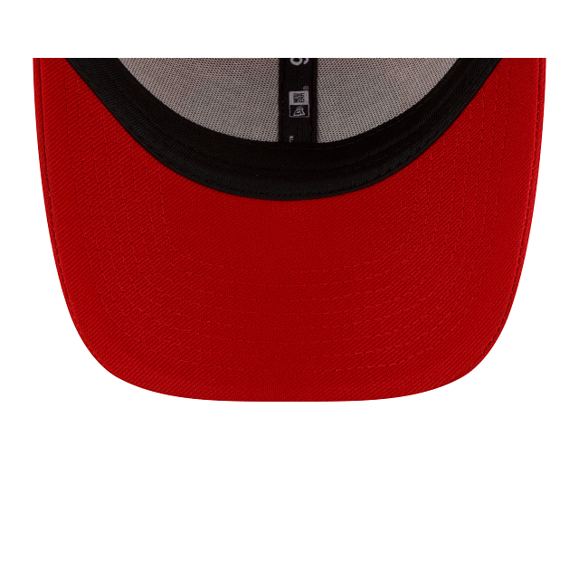San Francisco 49ers NFL New Era Men Red 9Forty The League Adjustable Hat product image 3, provided for visual reference and