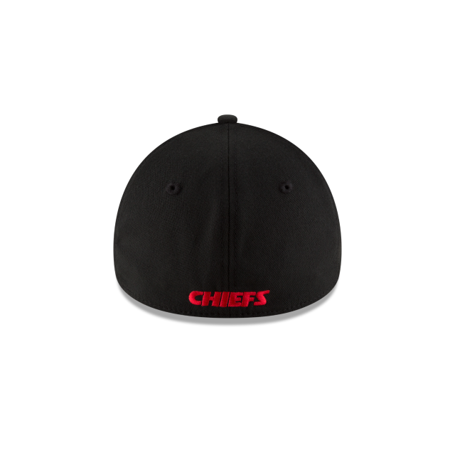 Kansas City Chiefs NFL New Era Men Black 39Thirty Team Classic Stretch Fit Hat product image 2, provided for visual