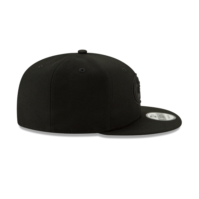 San Francisco 49ers NFL New Era Men Black On Black 9Fifty Basic Snapback product image 3, provided for visual reference and