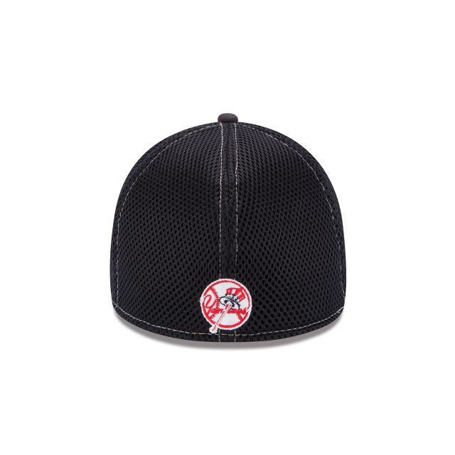 New York Yankees MLB New Era Men Navy 39Thirty Neo Stretch Fit Hat product image 2, provided for visual reference and