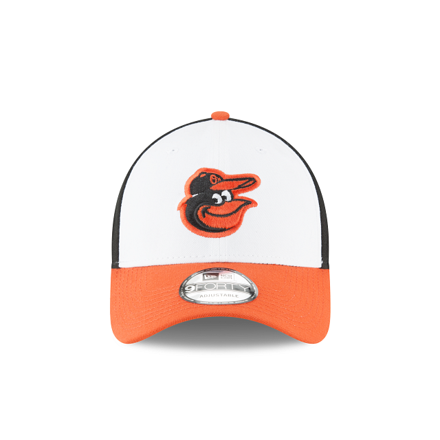 Baltimore Orioles MLB New Era Youth White Orange 9Forty The League Adjustable Hat product image 5, provided for visual