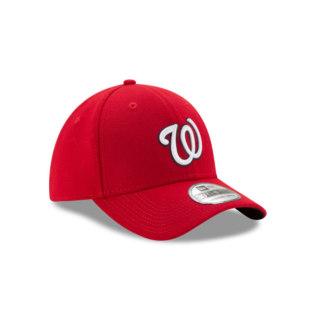 Washington Nationals MLB New Era Men Red 39Thirty Team Classic Stretch Fit Hat product image 6, provided for visual