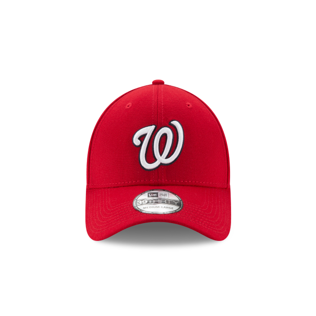 Washington Nationals MLB New Era Men Red 39Thirty Team Classic Stretch Fit Hat product image 5, provided for visual