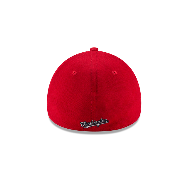 Washington Nationals MLB New Era Men Red 39Thirty Team Classic Stretch Fit Hat product image 2, provided for visual