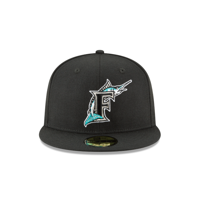 Florida Marlins MLB New Era Men Black 59Fifty Cooperstown 1993 Wool Fitted Hat product image 5, provided for visual