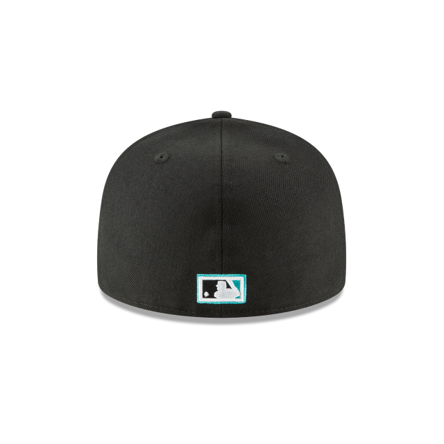 Florida Marlins MLB New Era Men Black 59Fifty Cooperstown 1993 Wool Fitted Hat product image 2, provided for visual