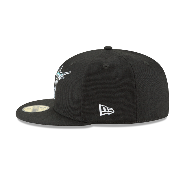 Florida Marlins MLB New Era Men Black 59Fifty Cooperstown 1993 Wool Fitted Hat product image 4, provided for visual